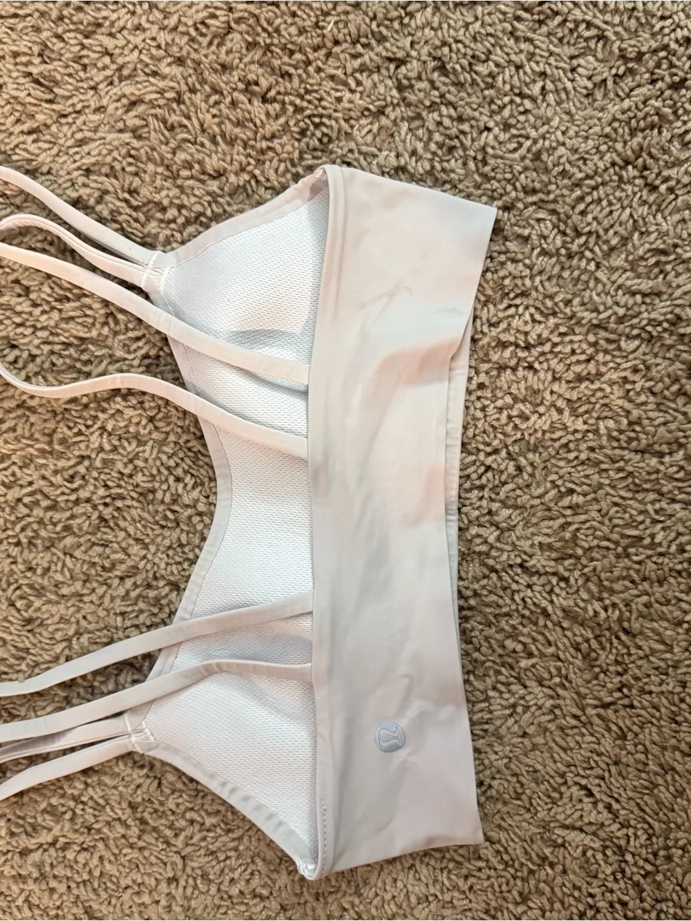 lululemon athletica White Strappy Sports Bra